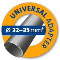 Universal adapter Ø 32-35 mm